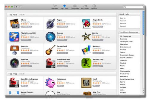 Νέα έκδοση του λειτουργικού συστήματος για Mac με ενσωματωμένο App Store