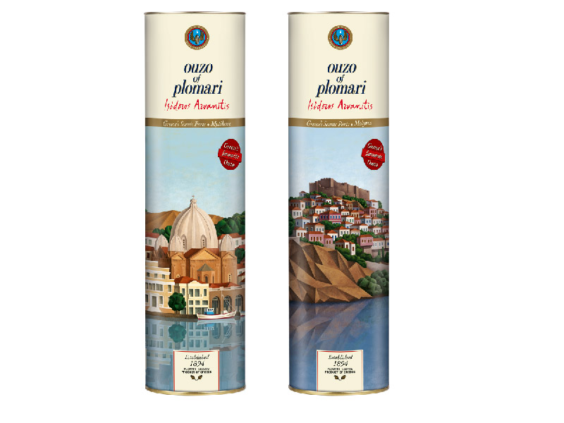 Διάκριση «Ermis Gold» για τις συλλεκτικές συσκευασίες Ούζο Πλωμαρίου