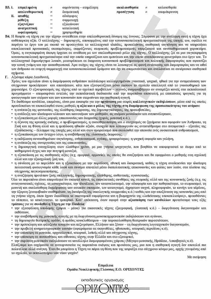 Γ Λυκείου – 13/04/2010 – Νέα Ελληνικά Γενικής Παιδείας