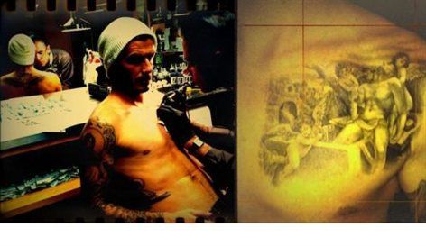 Ο Μπέκαμ αποκάλυψε το νέο του τατουάζ που απεικονίζει τον Ιησού