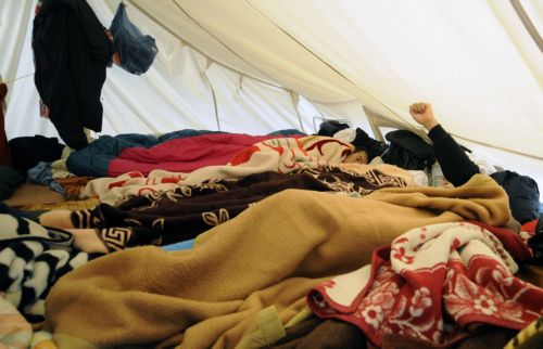 Πορεία συμπαράστασης στους μετανάστες στο κέντρο της Αθήνας