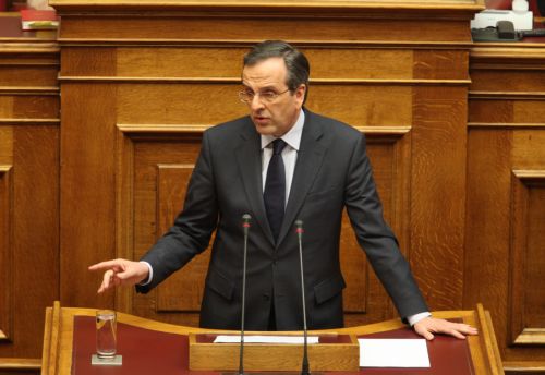 Ξεκάθαρο «’όχι’ και στο νέο Μνημόνιο» είπε από τη Βουλή ο Αντώνης Σαμαράς