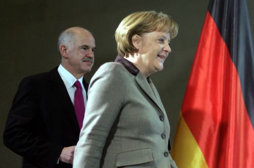 Κρίσιμες επαφές Παπανδρέου στο Βερολίνο για τους όρους εξυπηρέτησης του δανείου