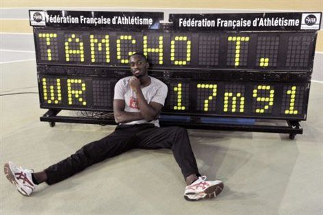 Νέο παγκόσμιο ρεκόρ στο τριπλούν σημείωσε ο Τέντι Ταμγκό