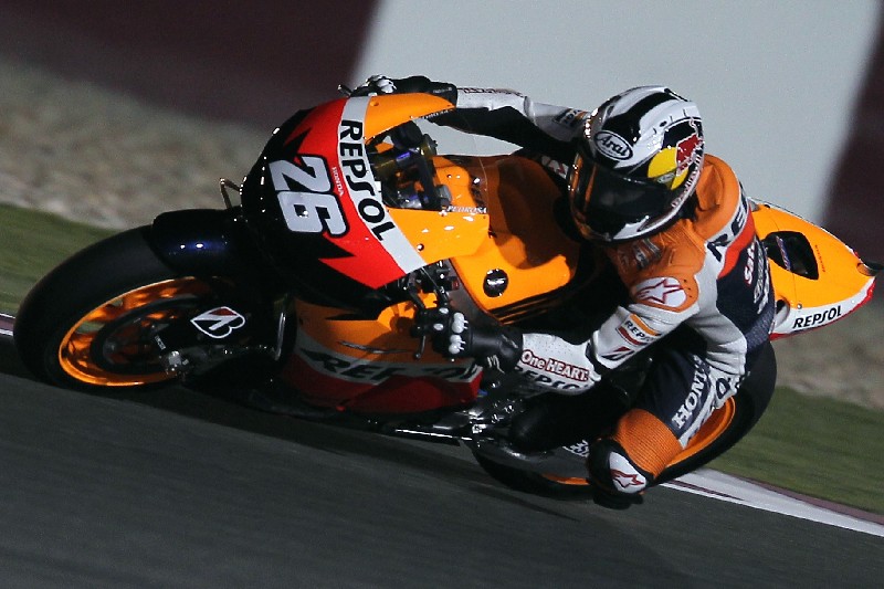 MotoGP 2011, Δοκιμές Κατάρ, 1η μέρα: Στο ίδιο έργο θεατές