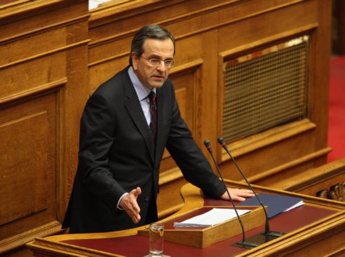 Σφοδρή επίθεση Σαμαρά στον πρωθυπουργό στη συζήτηση για τις αποφάσεις των Βρυξελλών