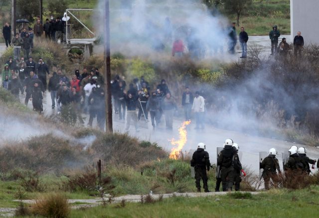 Πεδίο μάχης η Κερατέα κατά την επιχείρηση αποκατάστασης της κυκλοφορίας