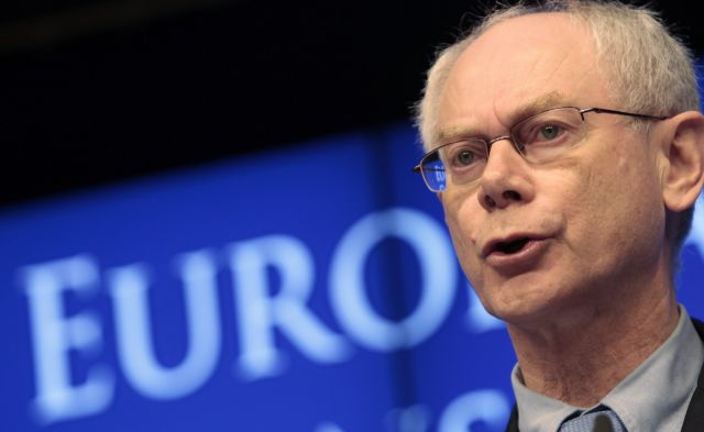 Στην Ελλάδα φθάνει ο Χέρμαν βαν Ρομπάι για συναντήσεις με την πολιτική ηγεσία