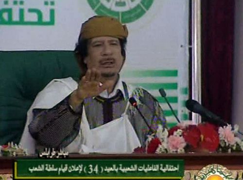 Η Λιβύη κυβερνάται από το λαό της, λέει ο Καντάφι