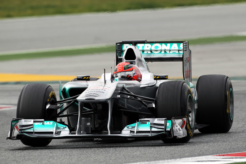 F1 2011, Δοκιμές Βαρκελώνης, 8η μέρα: Η αναβάθμιση της Mercedes W02