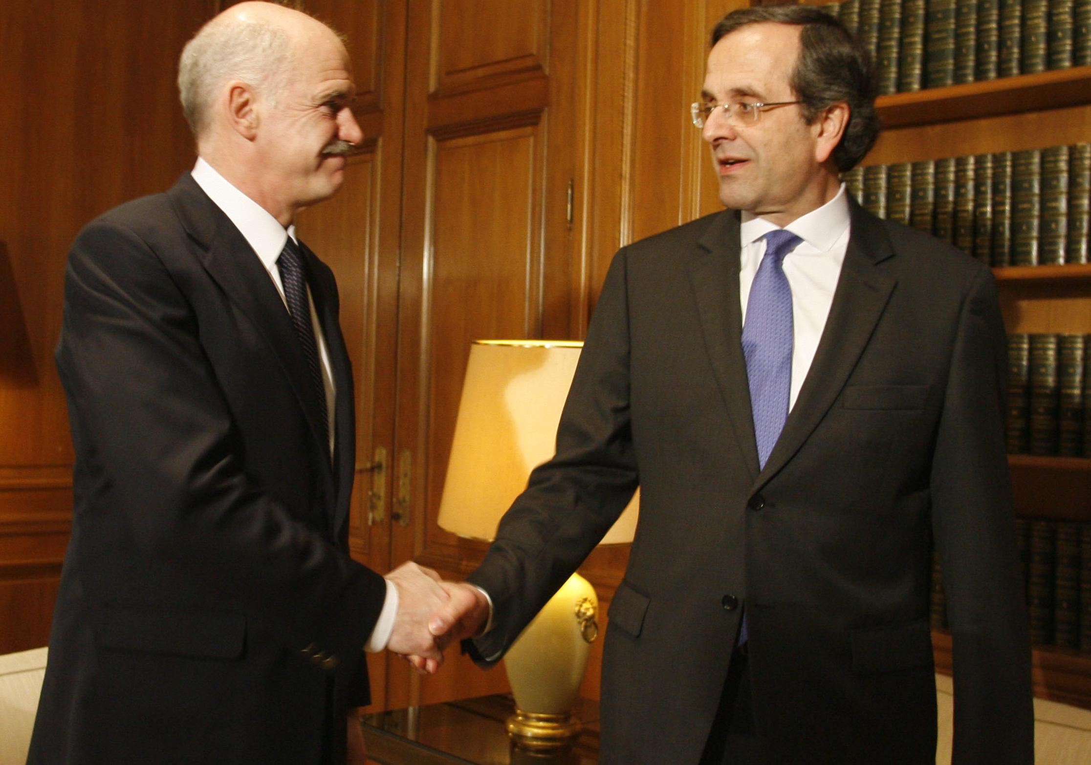 Προσπάθεια Παπανδρέου-Σαμαρά για δημιουργία εθνικού μετώπου εν όψει Συνόδου Κορυφής