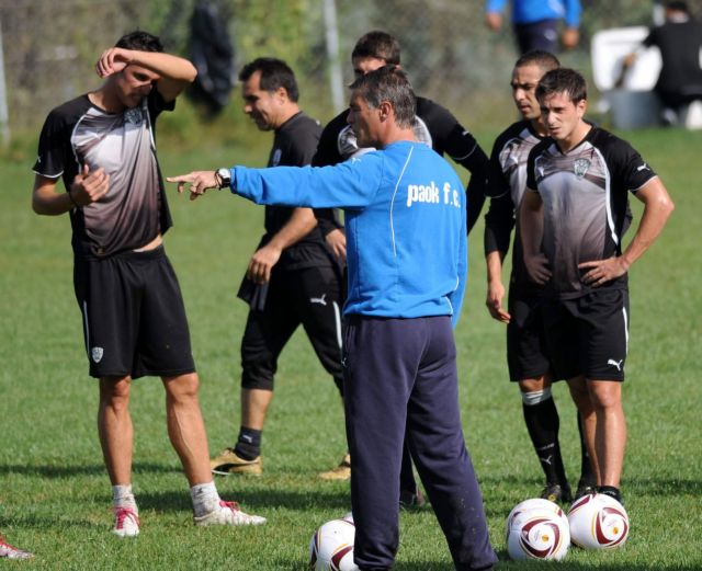 Πρωτιά στα πλέι οφ ζήτησε από τους παίκτες του ΠΑΟΚ ο Μάκης Χάβος