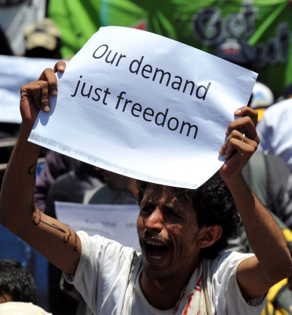 Ανυποχώρητος απέναντι στους διαδηλωτές ο πρόεδρος της Υεμένης