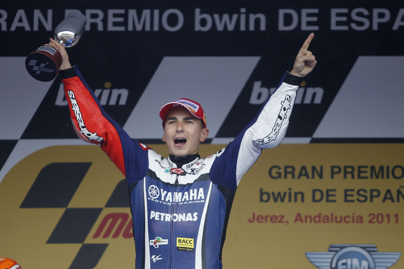 MotoGP Jerez 2011: Θρίαμβος του Jorge Lorenzo στη βροχή