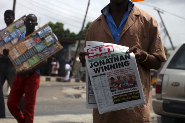 Επανεκλογή του προέδρου Τζόναθαν δείχνουν τα αποτελέσματα των εκλογών στη Νιγηρία