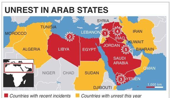 Η αναταραχή σε Μέση Ανατολή και Β. Αφρική διατηρεί στα ύψη τις τιμές του πετρελαίου