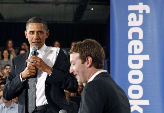 Από μέλη του Facebook «ανακρίθηκε» ο Μπαράκ Ομπάμα