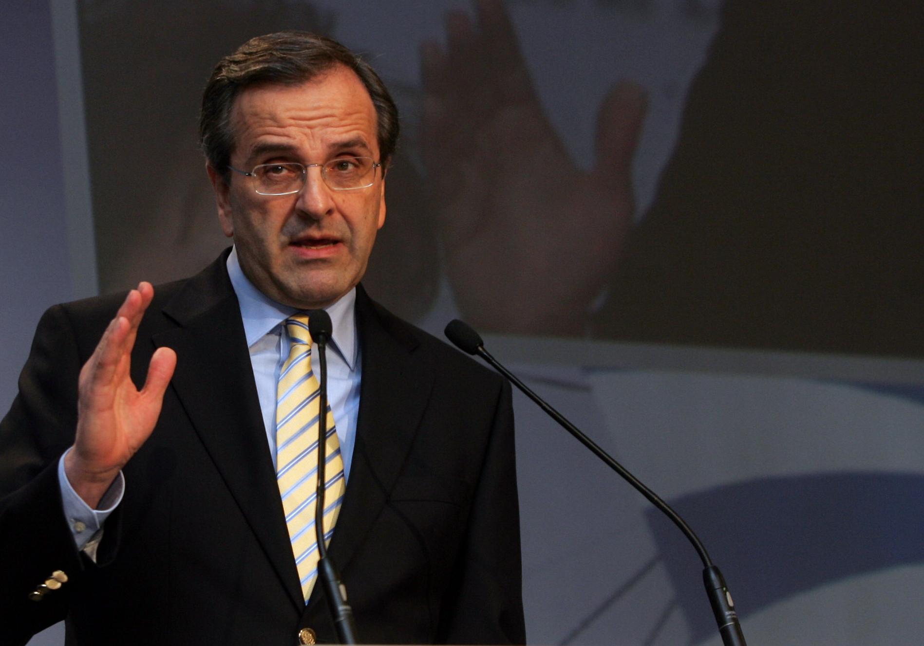 Οι θυσίες του ελληνικού λαού δεν πιάνουν τόπο, δηλώνει ο Αντώνης Σαμαράς