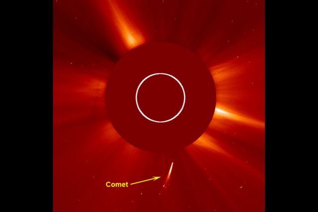 Έκρηξη στον Ήλιο συνέπεσε με τη βουτιά θανάτου ενός κομήτη