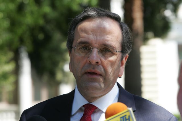 Την ΚΟ ενημερώνει ο Αντ.Σαμαράς, προβληματισμός για ενδεχόμενη συνάντηση με τον πρωθυπουργό
