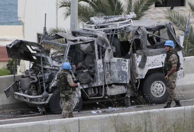Επίθεση σε οχηματοπομπή του ΟΗΕ στο Λίβανο με έναν Ιταλό νεκρό
