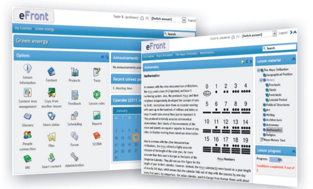 Γνωριμία με το eFront