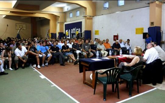 Κυπρίων απόντων διεκόπη η ΓΣ του Πανιωνίου