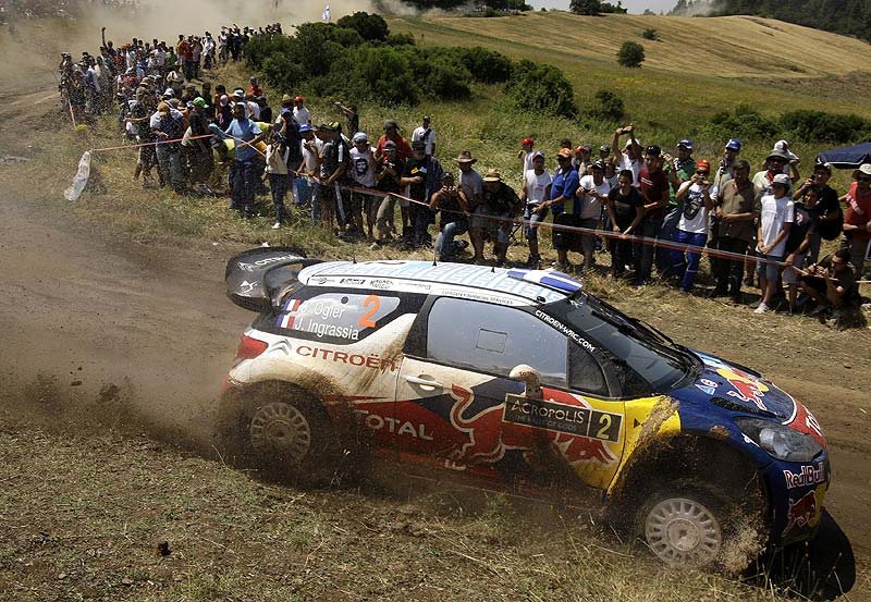 WRC - Ράλι Ακρόπολις 2011, ΕΔ9: Οι Γάλλοι προελαύνουν