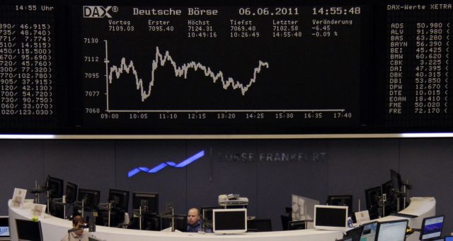 Μεικτά πρόσημα στα ευρωπαϊκά χρηματιστήρια τη Δευτέρα, στο κόκκινο η Γουόλ Στριτ