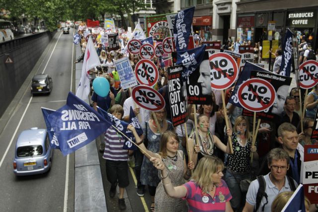 Απεργιακά ρολά στη Βρετανία κατά των αλλαγών στο συνταξιοδοτικό σύστημα