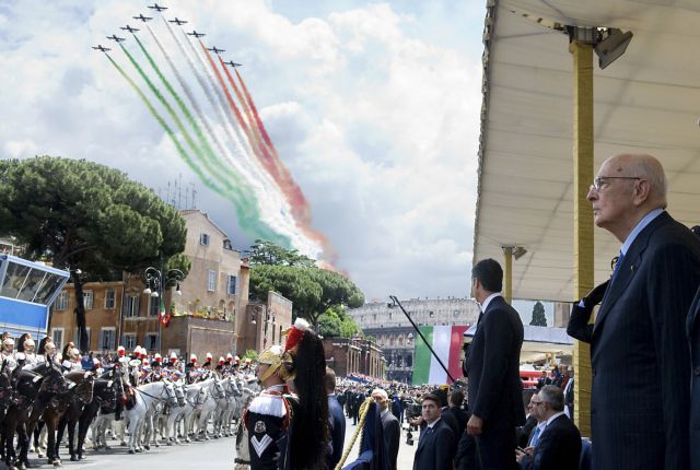 Η Ιταλία γιορτάζει τη Δημοκρατία και την Ενοποίηση παρουσία πλήθους ηγετών