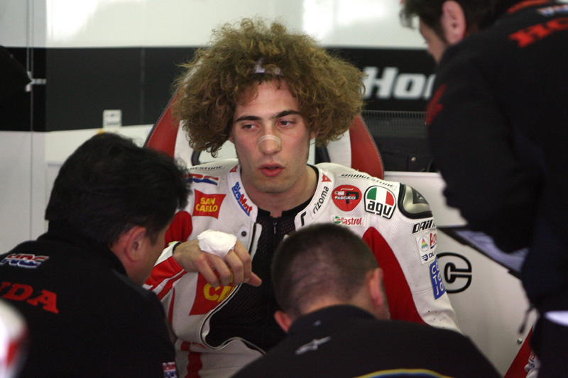MotoGP Ολλανδίας 2011, ΕΔ1: Ταχύτερος ο Marco Simoncelli στη βροχή