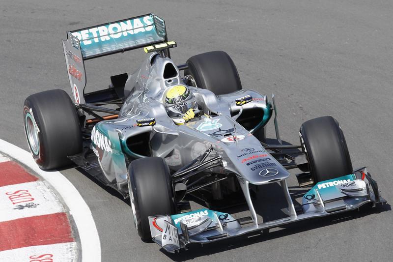 F1 – GP Καναδά 2011, ΕΔ1: Ταχύτερος ο N. Rosberg, ατύχημα του S. Vettel
