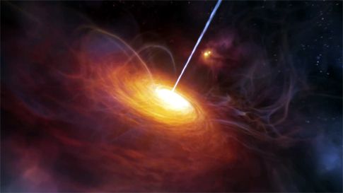 Εκτυφλωτικό κβάζαρ λάμπει από τις αρχές του Σύμπαντος