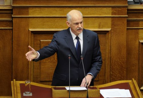 Εδώ και χρόνια η Ελλάδα σε κηδεμονία λόγω χρέους και ελλειμμάτων, είπε ο Γ.Παπανδρέου