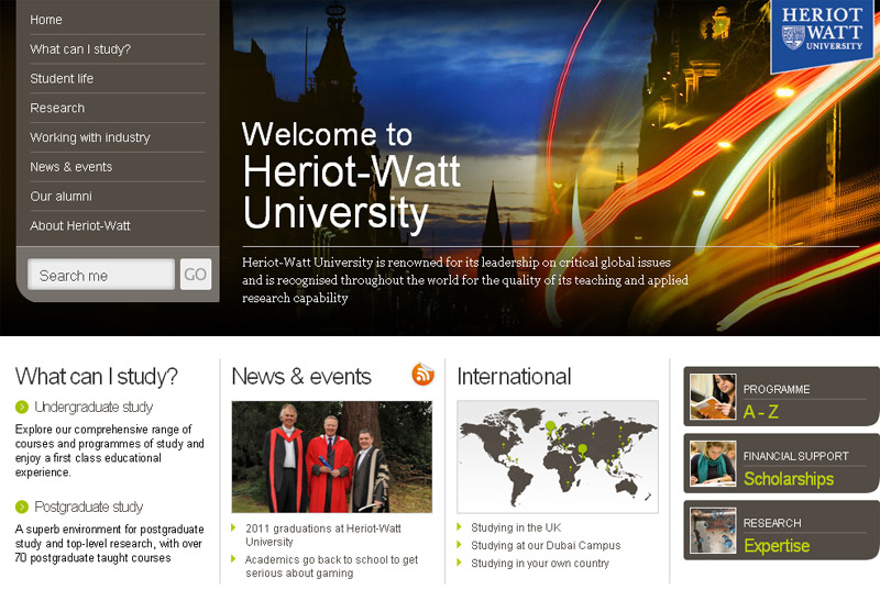 Εγγραφές για εξ αποστάσεως προγράμματα του Heriot Watt University Εδιμβούργου