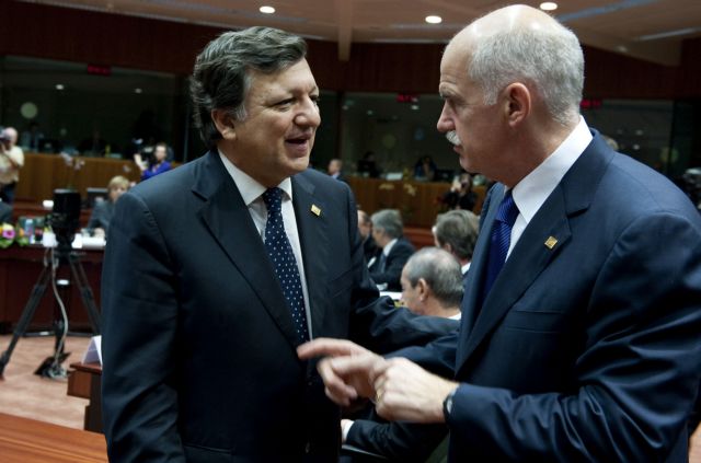 Παρέμβαση Μπαρόζο για την αποδέσμευση των κοινοτικών κονδυλίων ζητεί ο Γ. Παπανδρέου
