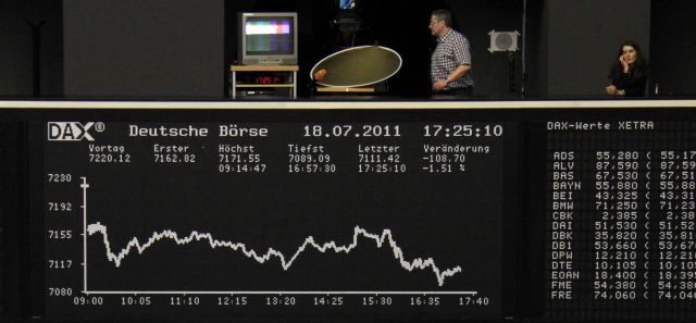 «Βουτιά» των μετοχών των ευρωπαϊκών τραπεζών λόγω ανησυχιών για την Ευρωζώνη