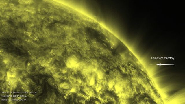Θάνατος κομήτη στον Ήλιο παρατηρήθηκε ζωντανά για πρώτη φορά