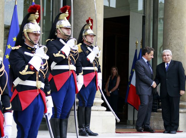 Συνάντηση του Δημήτρη Χριστόφια με τον Νικολά Σαρκοζί στο Παρίσι