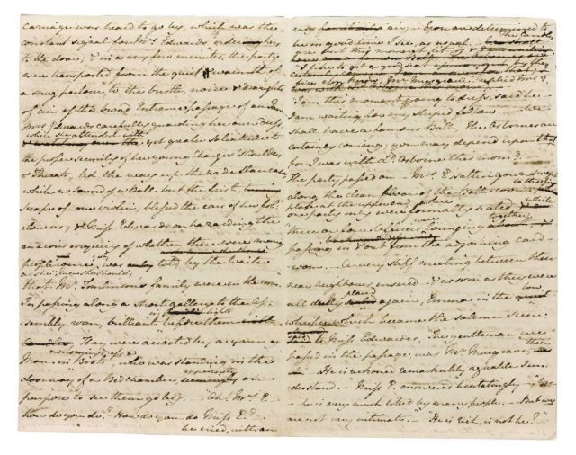 Στο «σφυρί» σπάνιο χειρόγραφο ανέκδοτου έργου της Τζέιν Όστεν