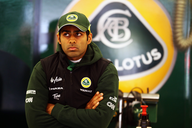 Ο Karun Chandhok στη θέση του Jarno Trulli στο Nurburgring