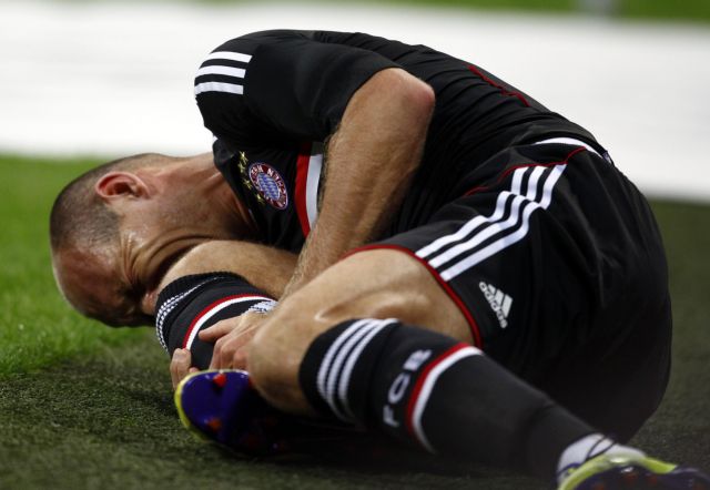 Νέο πλήγμα για την Μπάγερν ο τραυματισμός του Ρομπέν