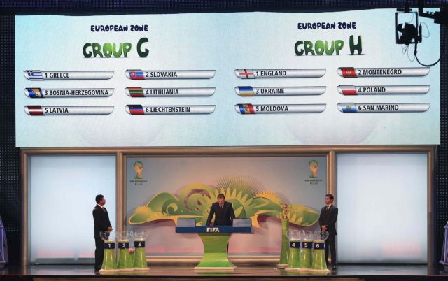 Κλήρωση… λουκούμι για την Εθνική στα προκριματικά του Μουντιάλ 2014