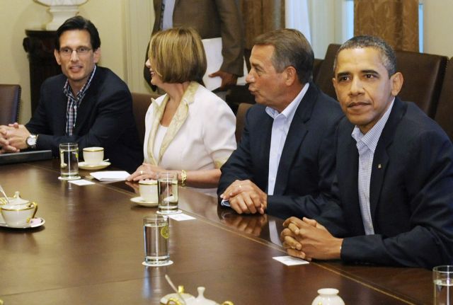 Άκαρπες οι συνομιλίες Ομπάμα-Ρεπουμπλικανών για τη μείωση του αμερικανικού χρέους