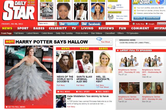 Έρευνες στα γραφεία της βρετανικής Daily Star στο πλαίσιο του σκανδάλου υποκλοπών