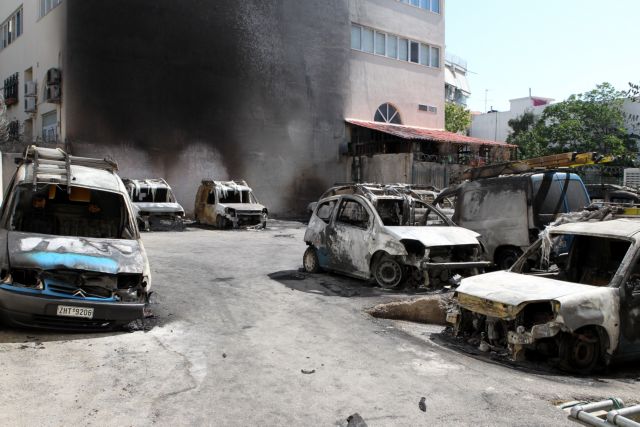 Ανάληψη ευθύνης για τον εμπρησμό των οχημάτων του ΟΤΕ