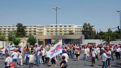 Τα κεντρικά γραφεία της Ελληνικά Αμυντικά Συστήματα κατέλαβαν οι εργαζόμενοι