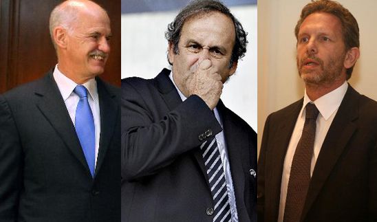 Ο Πλατινί τα λέει με Παπανδρέου και Γερουλάνο για τα «στημένα»