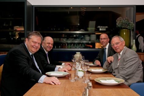 Στην ανάγκη τόνωσης των επενδύσεων στην Ελλάδα συμφώνησαν Βενιζέλος-Σόιμπλε